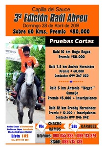 Próximos Raids 28 de Abril 2019