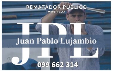 JUAN PABLO LUJAMBIO - REMATADOR PUBLICO