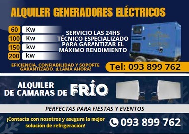 ALQUILER DE GENERADORES ELECTRICOS