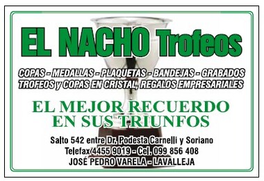NACHO TROFEOS - JOSE PEDRO VARELA